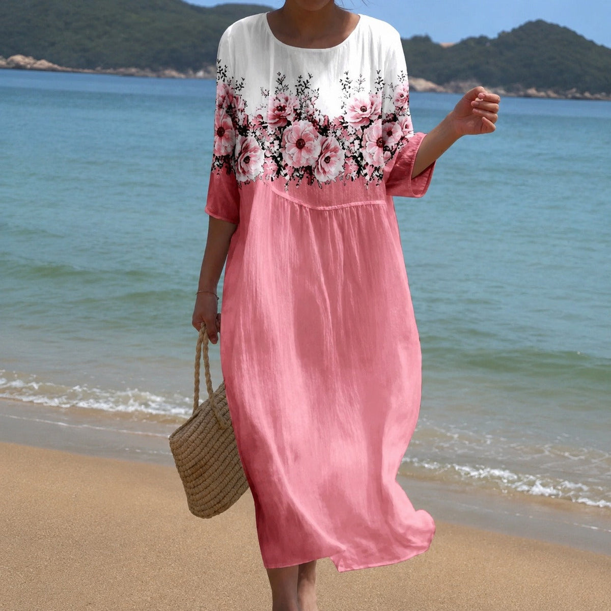 Alina - Vestido midi fluido