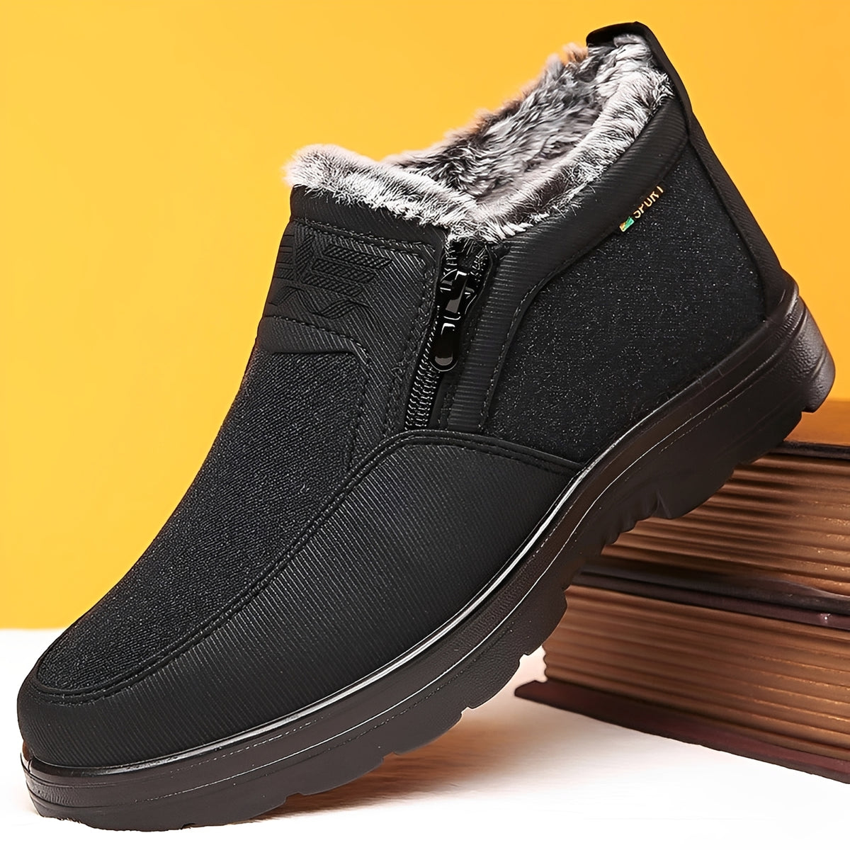 Earl - zapatos de invierno abrigados para hombre