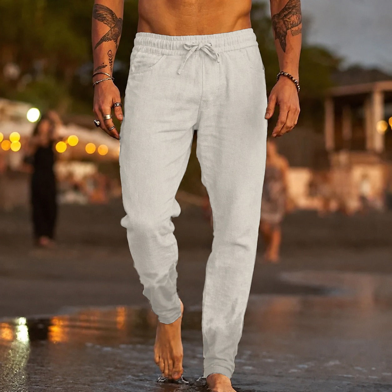 Pantalones Ligeros y Casuales para Hombre con Ajuste Cómodo
