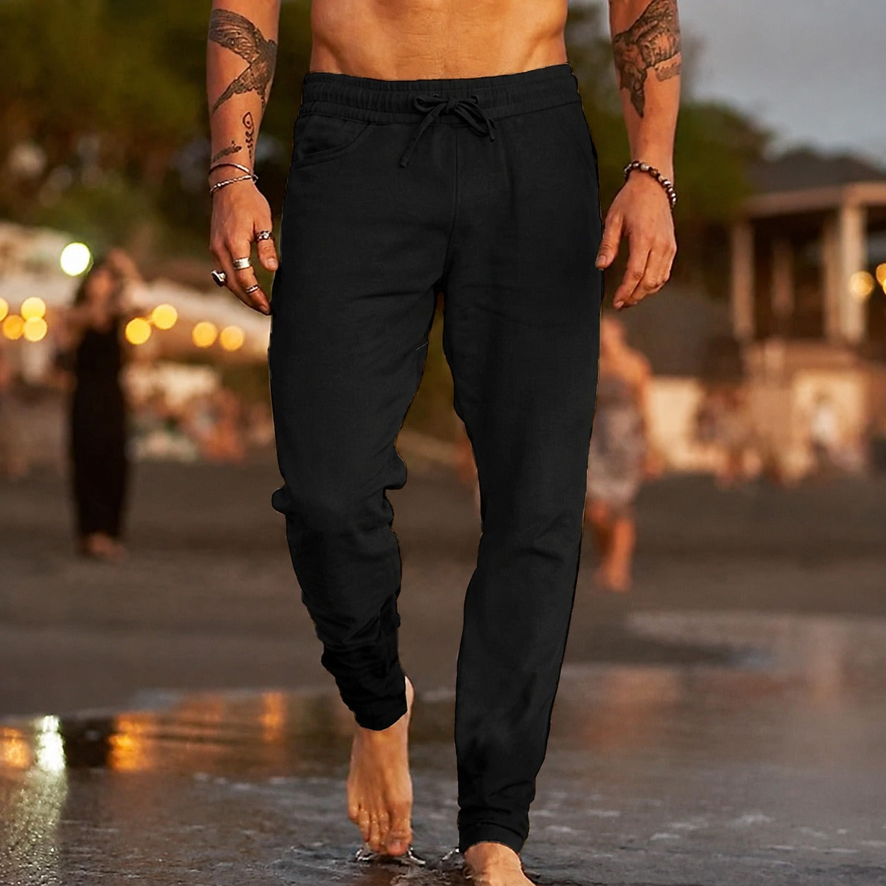 Pantalones Ligeros y Casuales para Hombre con Ajuste Cómodo