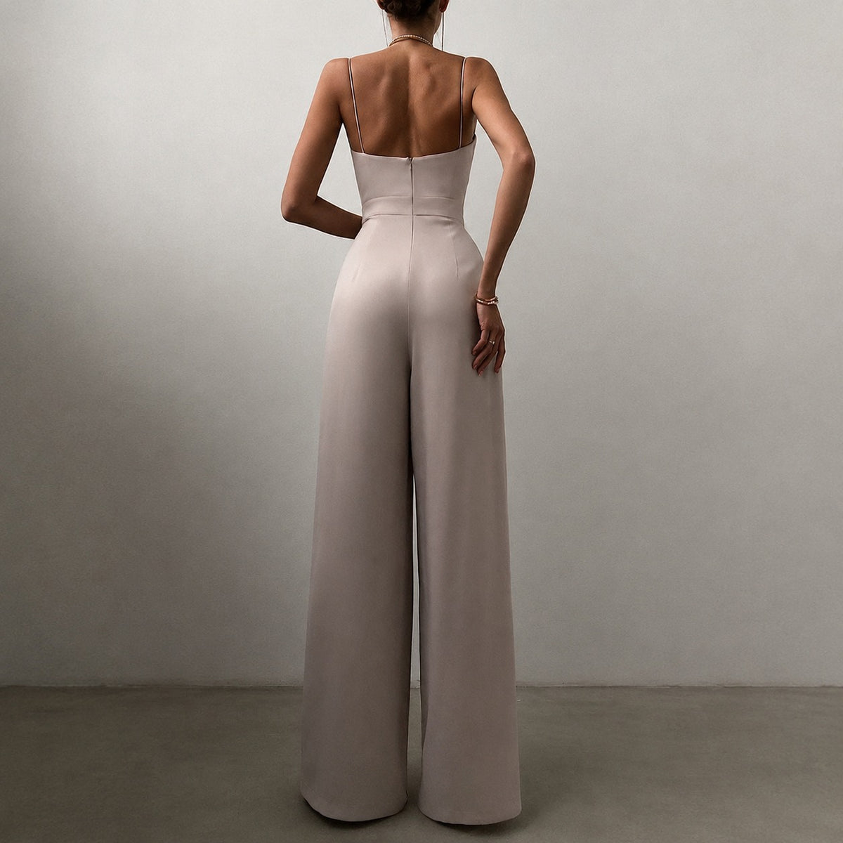 Becca - Mono elegante de cintura alta