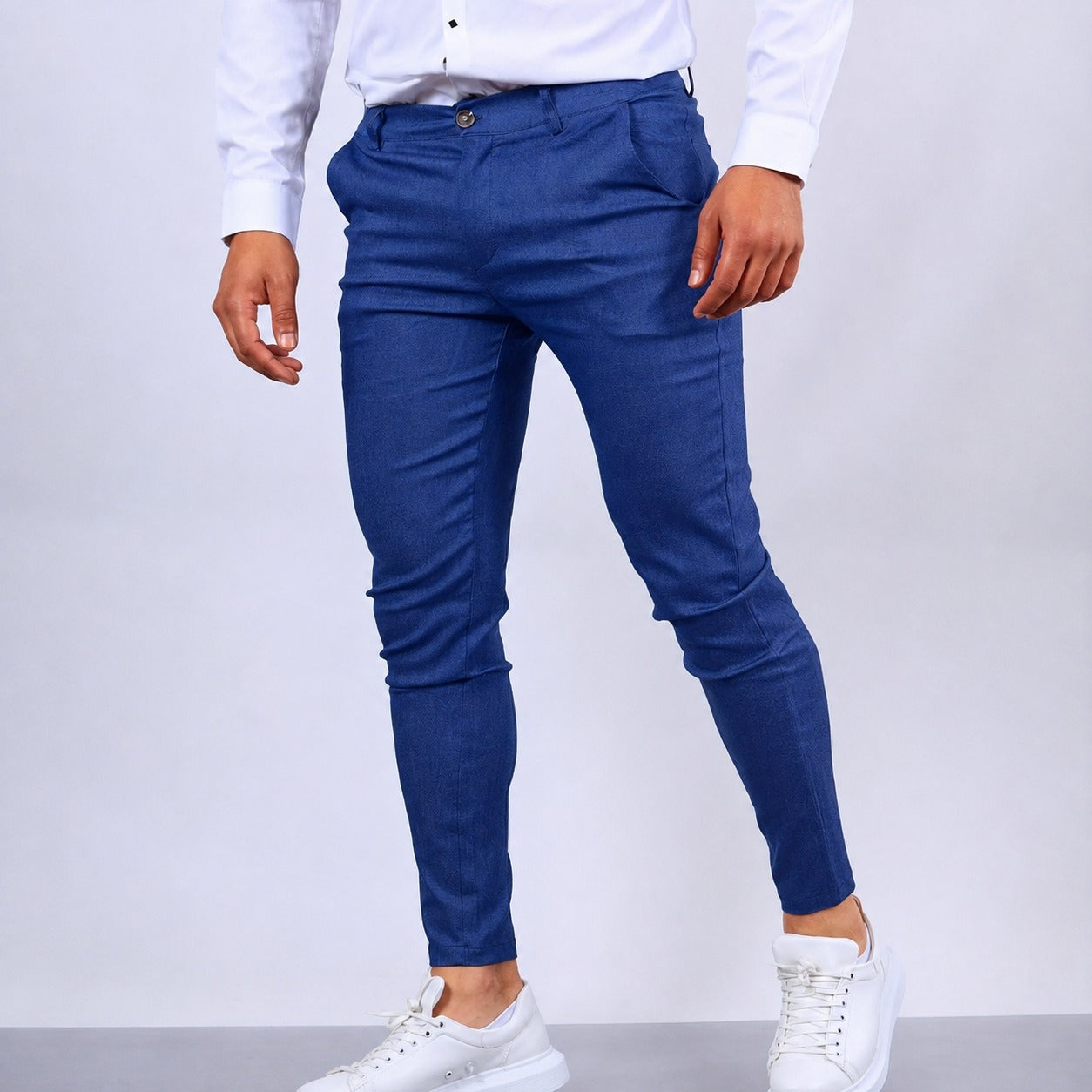 Arjun - Pantalones de vestir para hombre, elegantes y de corte ajustado