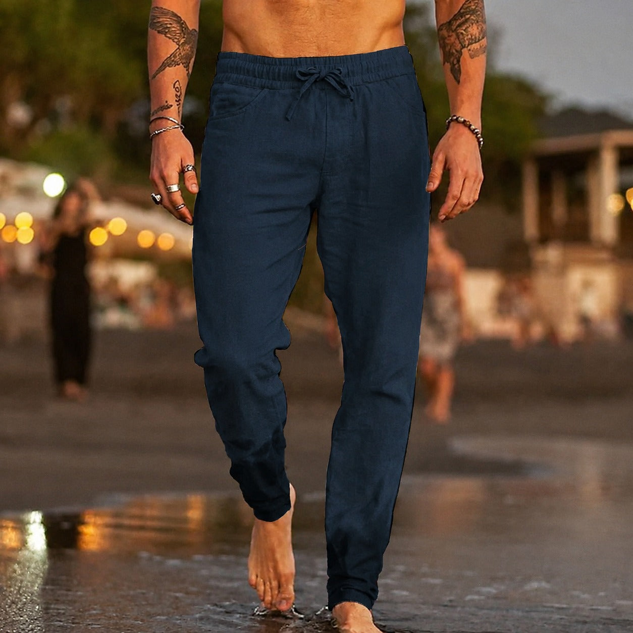 Pantalones Ligeros y Casuales para Hombre con Ajuste Cómodo