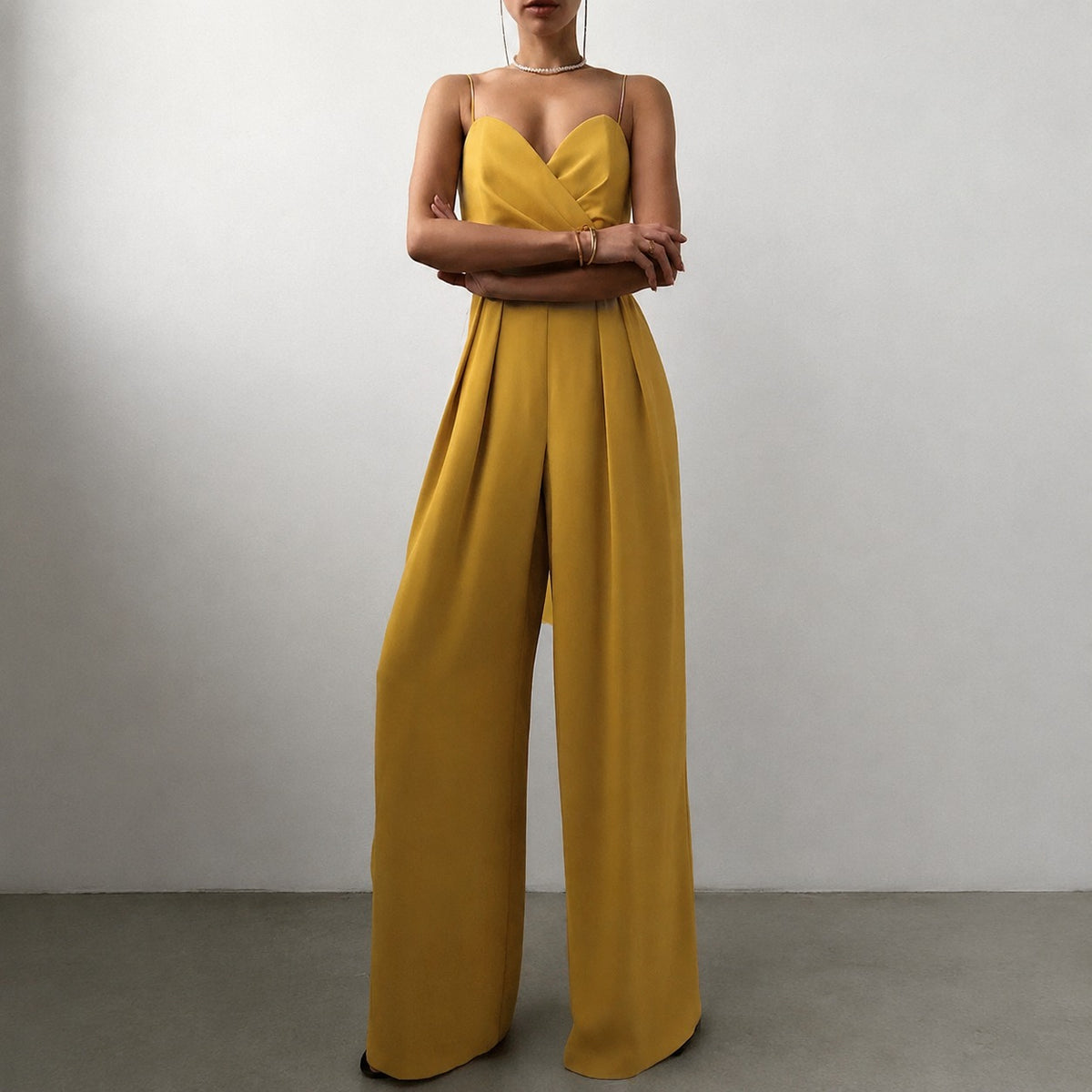 Becca - Mono elegante de cintura alta