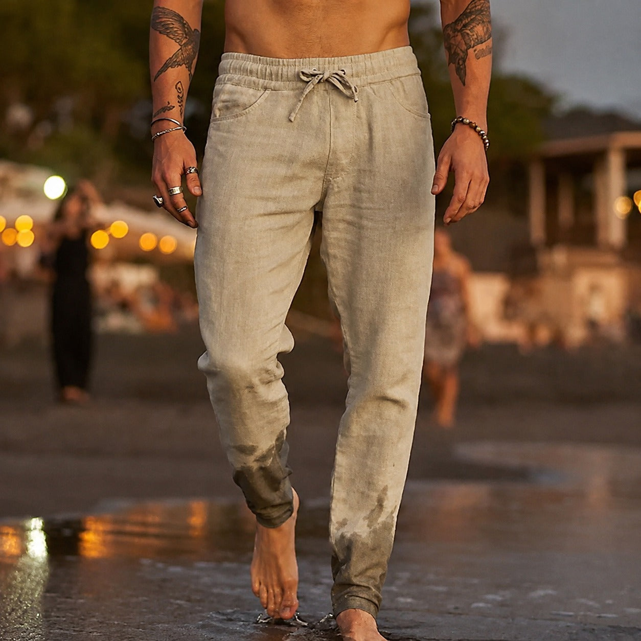 Pantalones Ligeros y Casuales para Hombre con Ajuste Cómodo