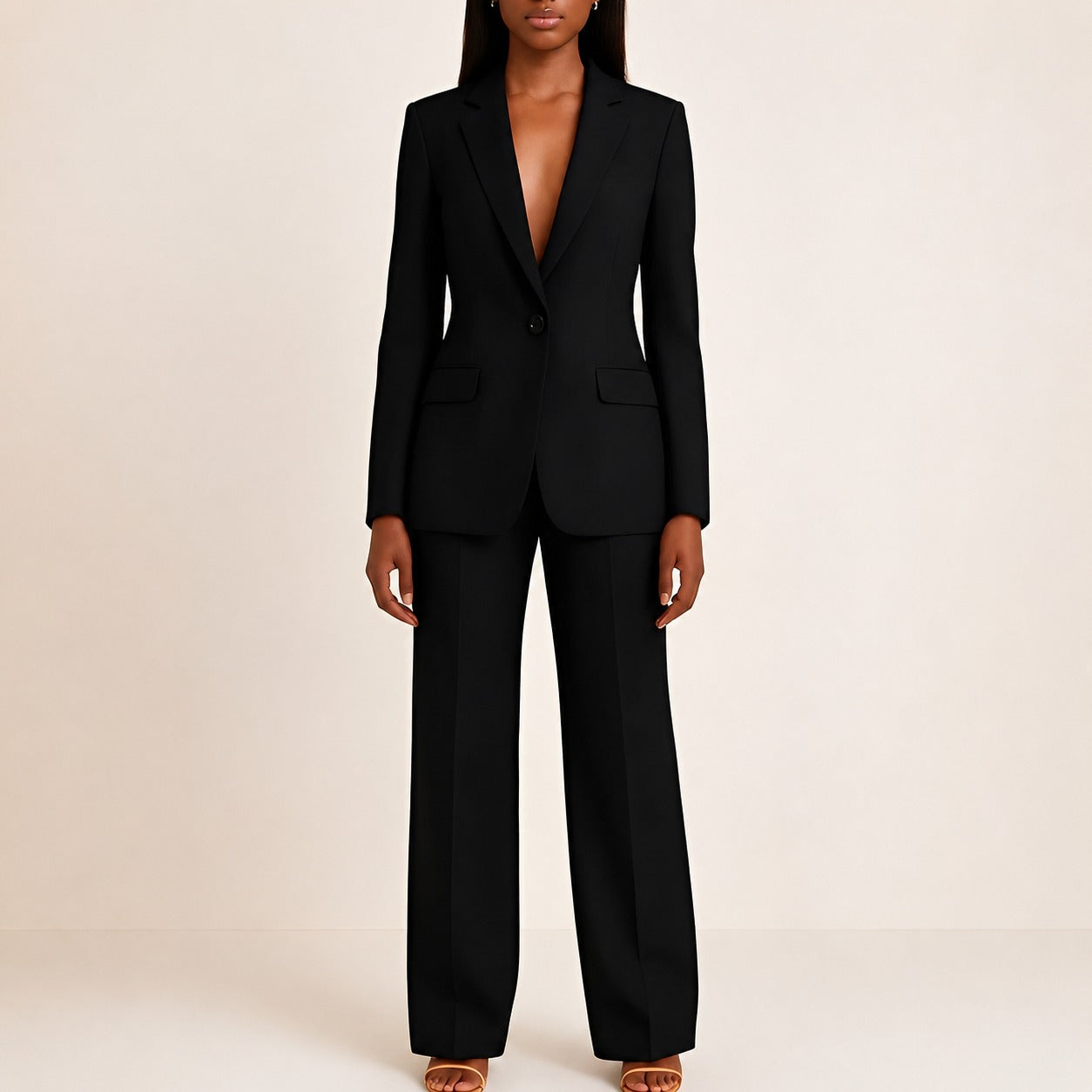 Elisabeth - Conjunto de traje para damas con blazer y pantalón