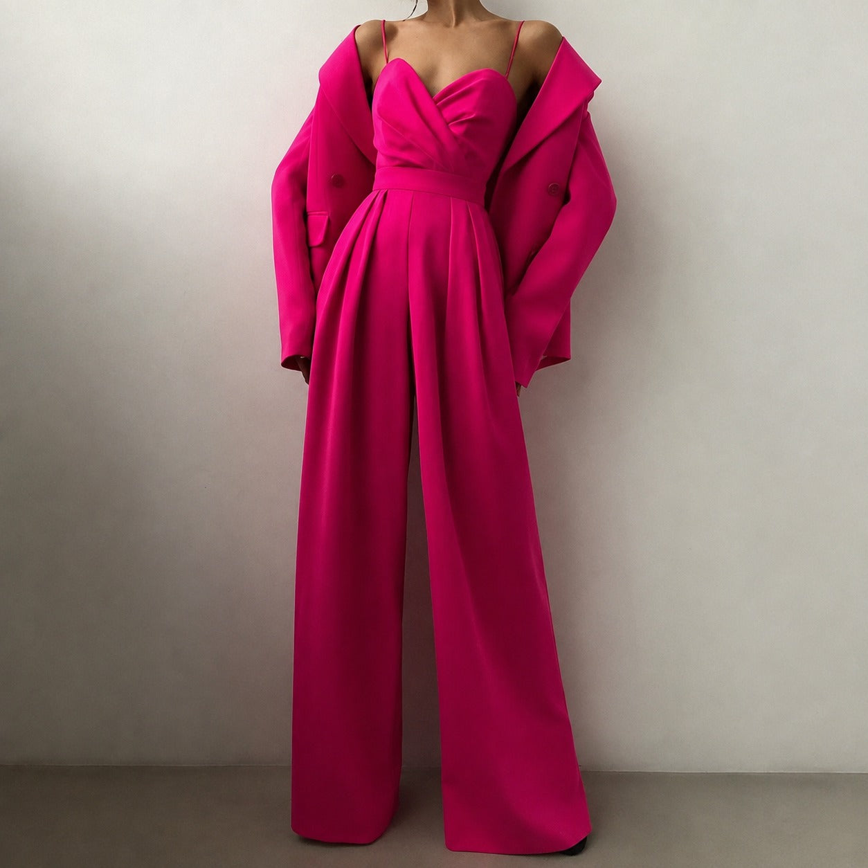 Becca - Mono elegante de cintura alta