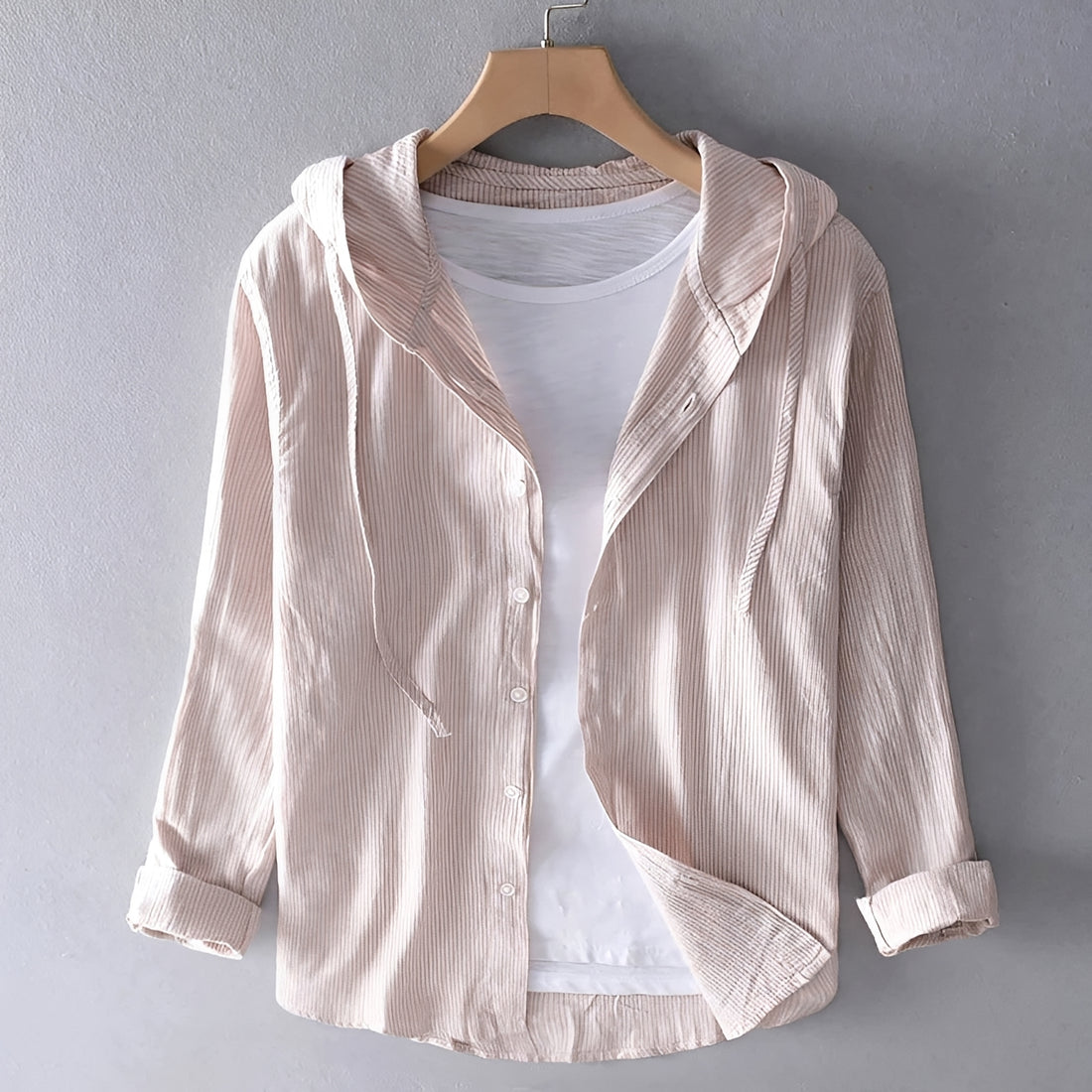 Colene - Camiseta informal y ligera con capucha