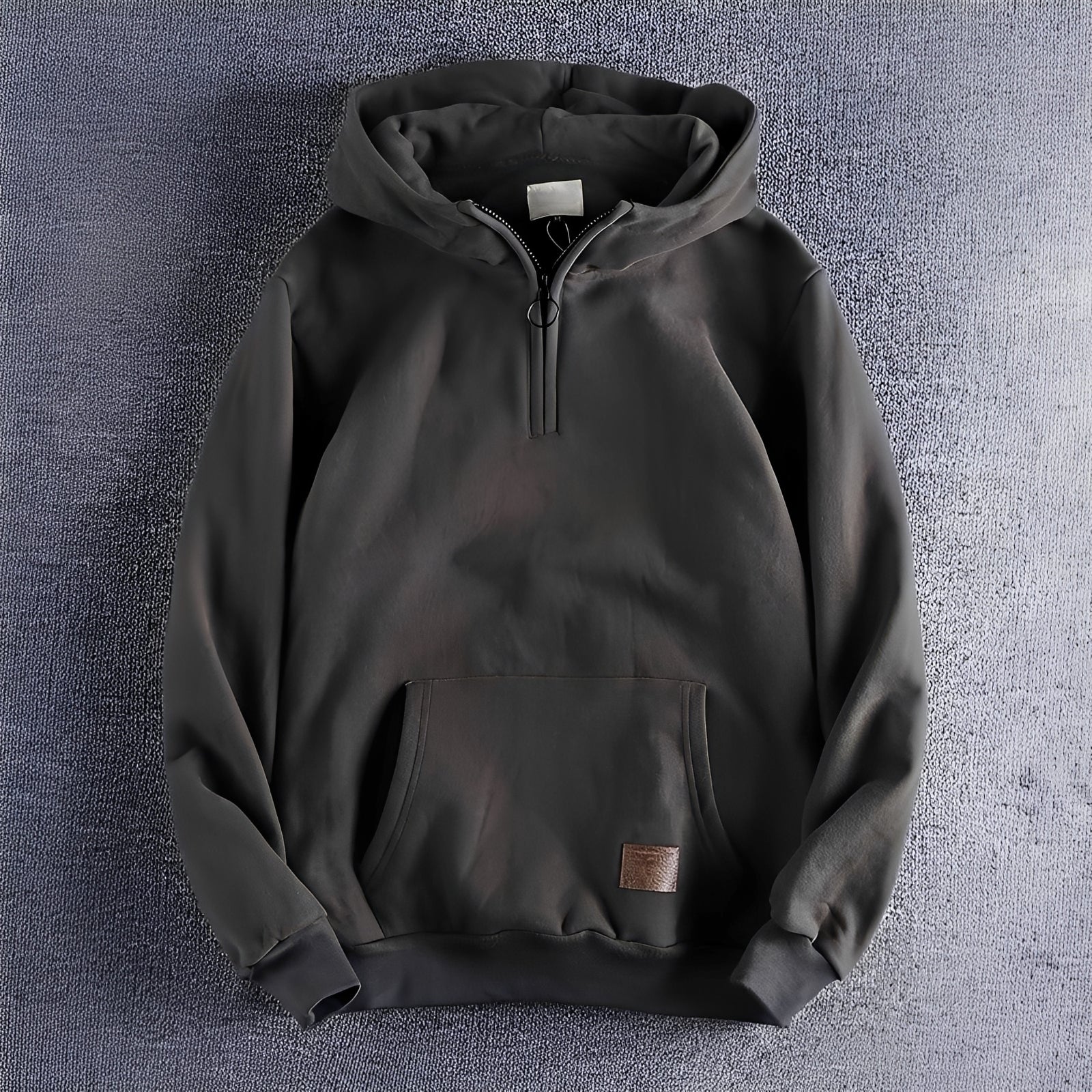 Tommy - Sudadera retro con cremallera para hombres