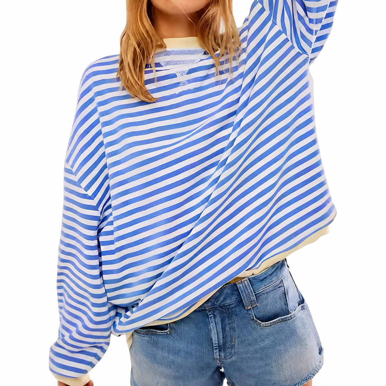 Judith - Suéter de mujer casual a rayas