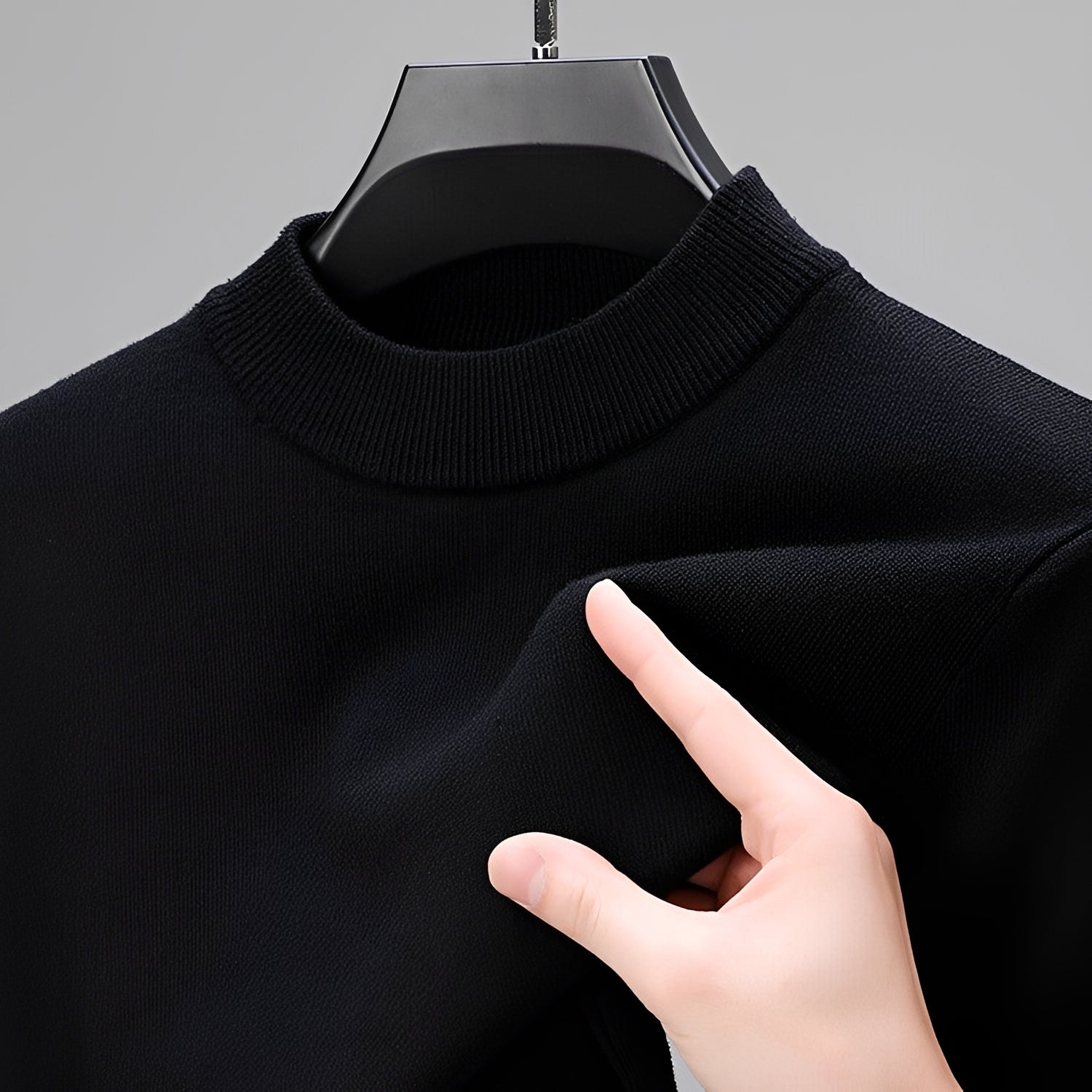 Giorgio - Suéter Casual para Hombre con Dobladillo