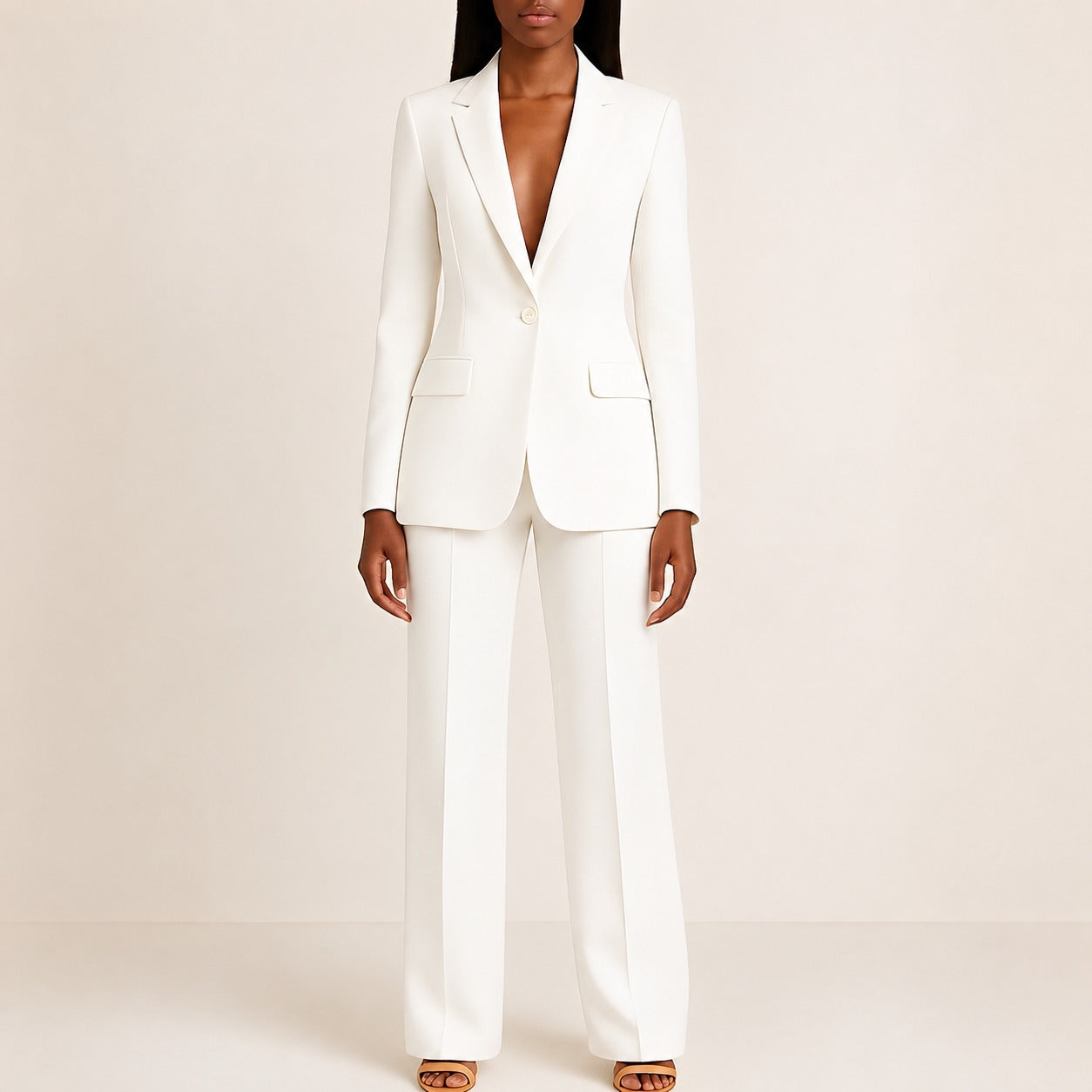 Elisabeth - Conjunto de traje para damas con blazer y pantalón