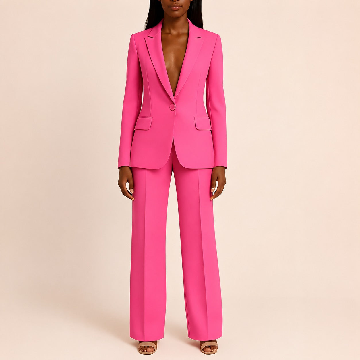 Elisabeth - Conjunto de traje para damas con blazer y pantalón