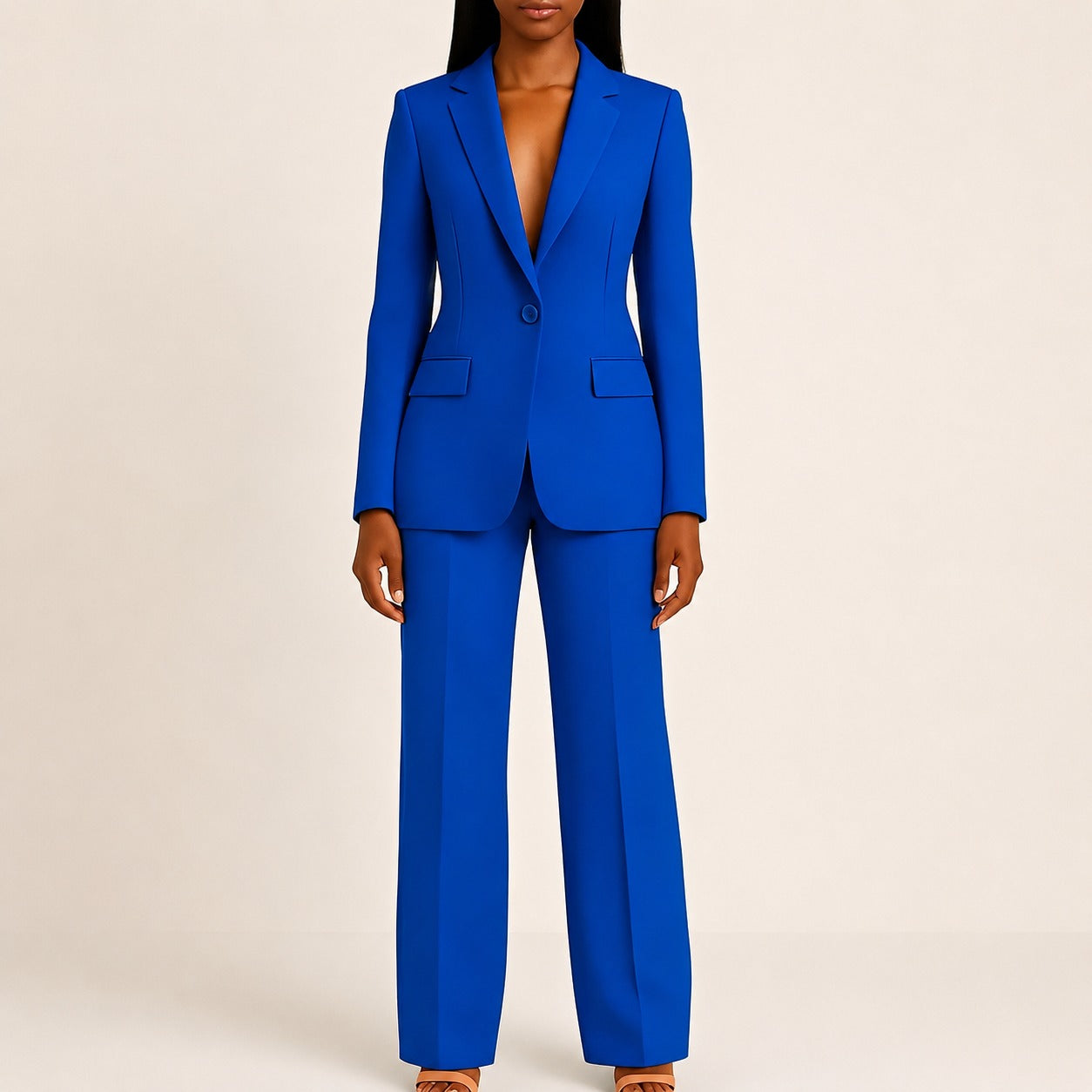 Elisabeth - Conjunto de traje para damas con blazer y pantalón