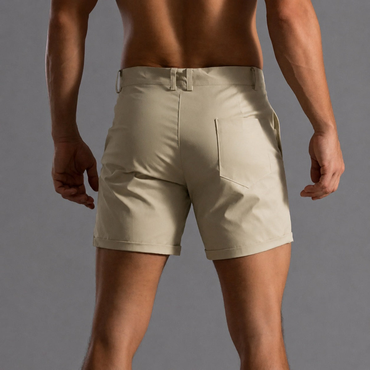 Andrie - Pantalones cortos chino de hombre con estilo