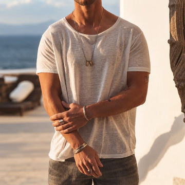 Lennon – Camiseta Casual para el Día a Día con Ajuste Cómodo