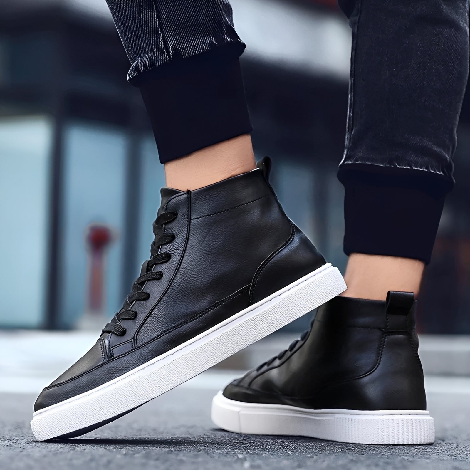 Albert - Zapatillas altas elegantes para hombres