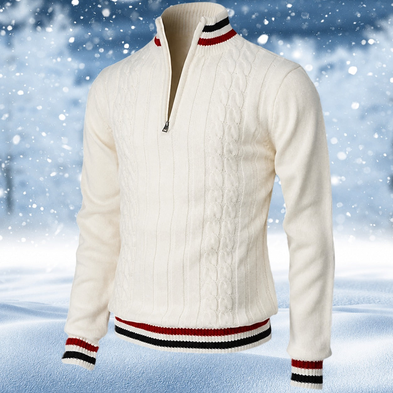 Ralph - Suéter Estiloso para Hombre con Cremallera