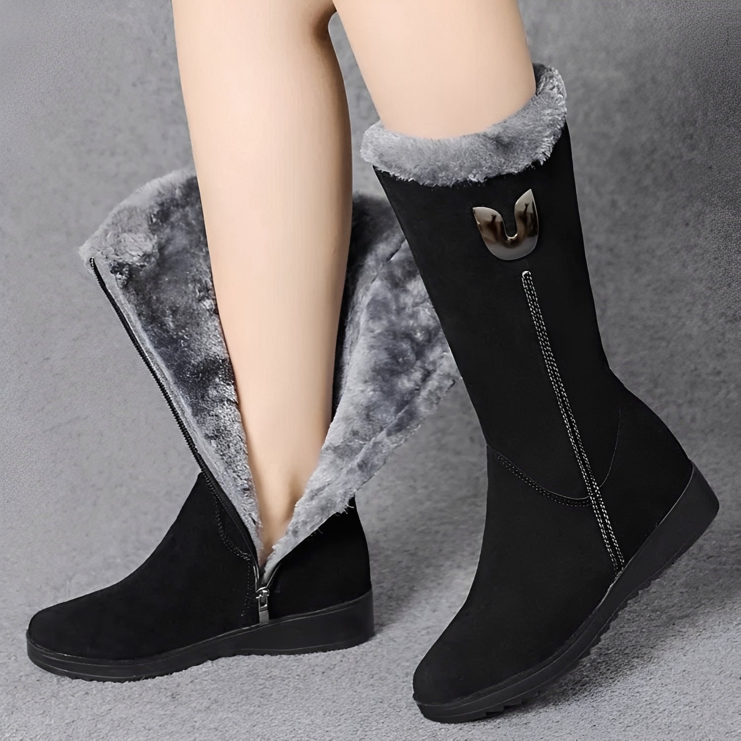 Carla - Botas de invierno acogedoras y cálidas