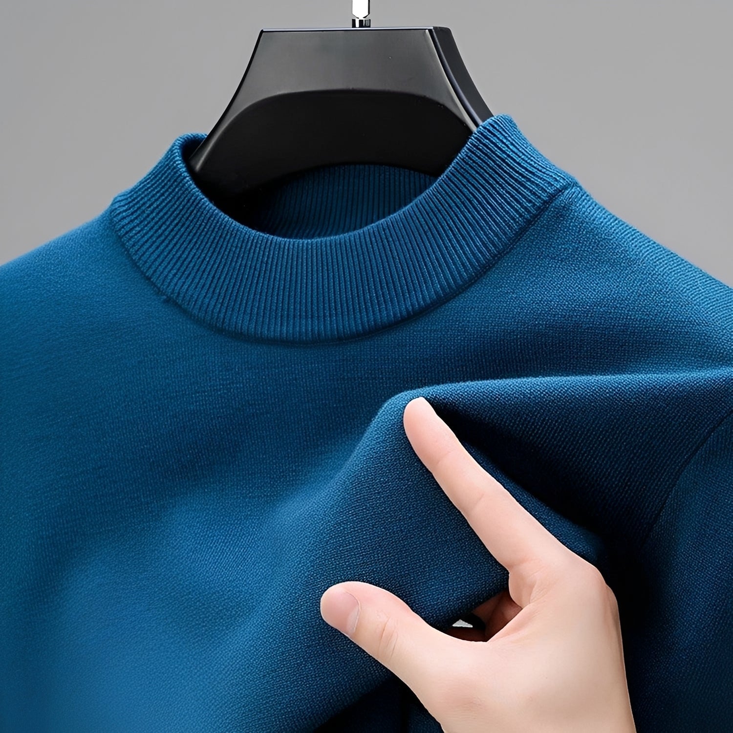 Giorgio - Suéter Casual para Hombre con Dobladillo