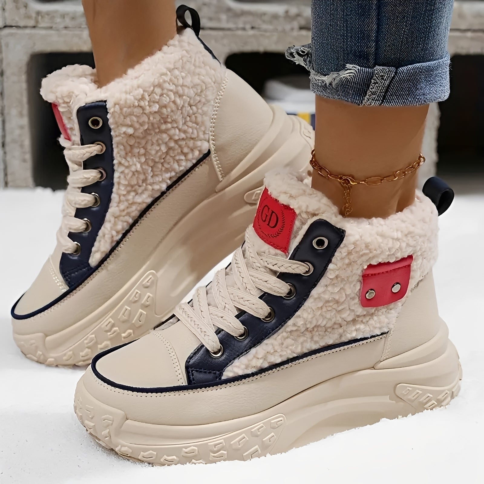 Irene - Botas de Invierno Cómodas y Forradas