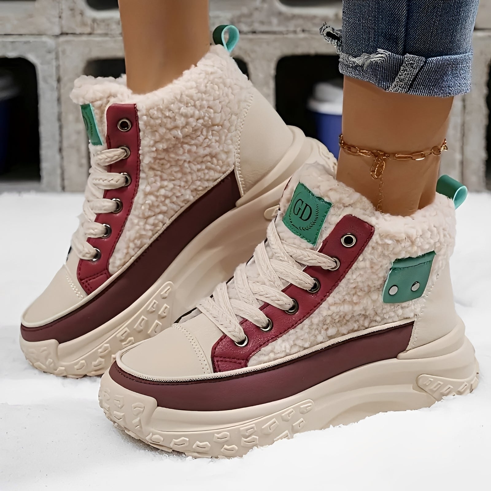 Irene - Botas de Invierno Cómodas y Forradas