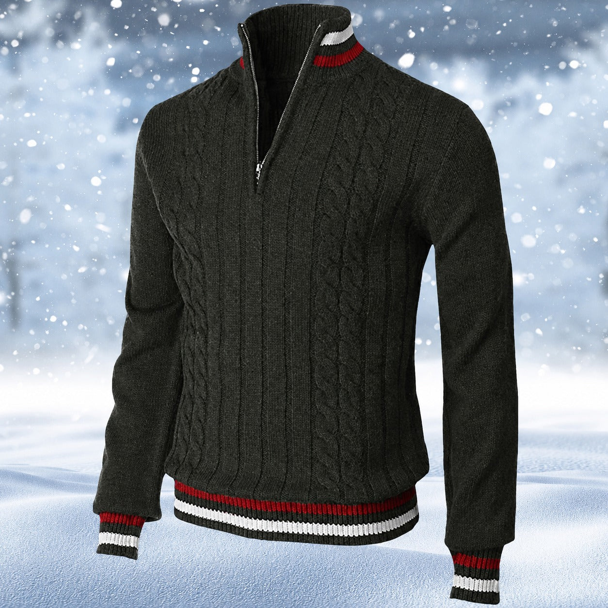 Ralph - Suéter Estiloso para Hombre con Cremallera