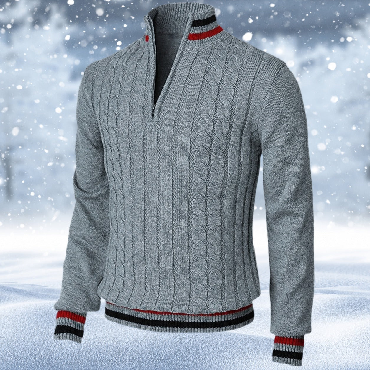 Ralph - Suéter Estiloso para Hombre con Cremallera