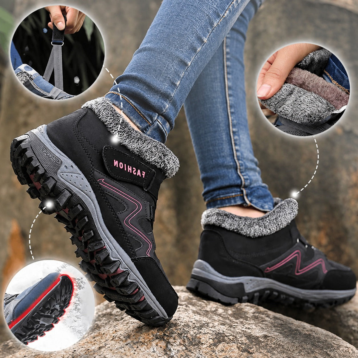 Tamara - Zapatos Cómodos y Calientes