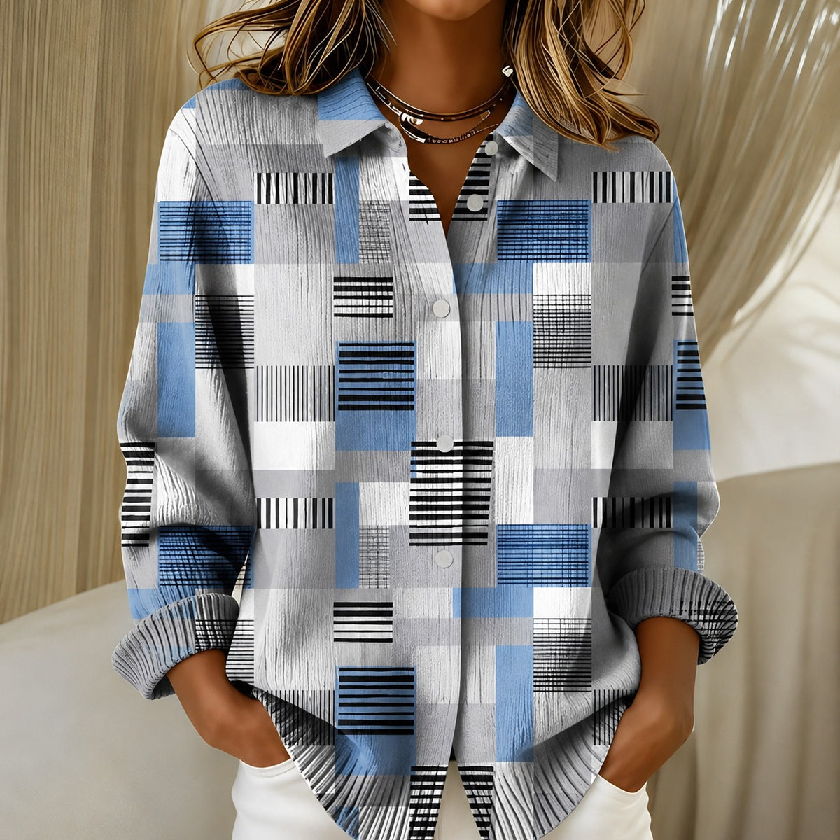 Yancy - Elegante chaqueta holgada para mujer