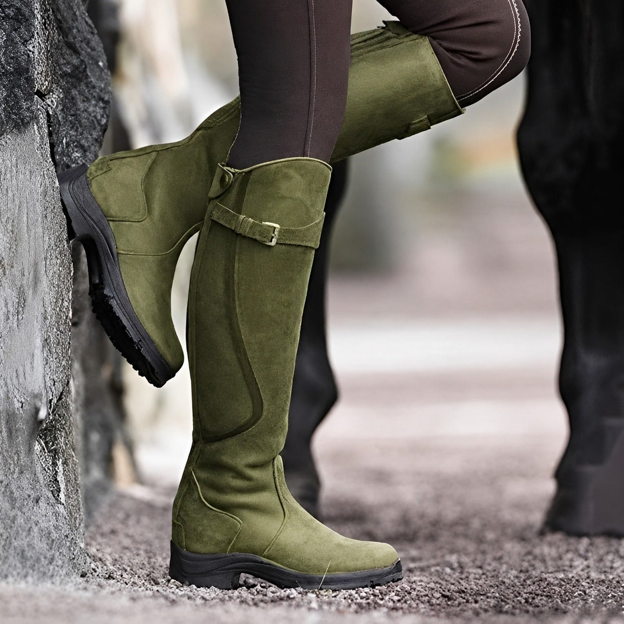 Athena - Botas altas de estilo retro