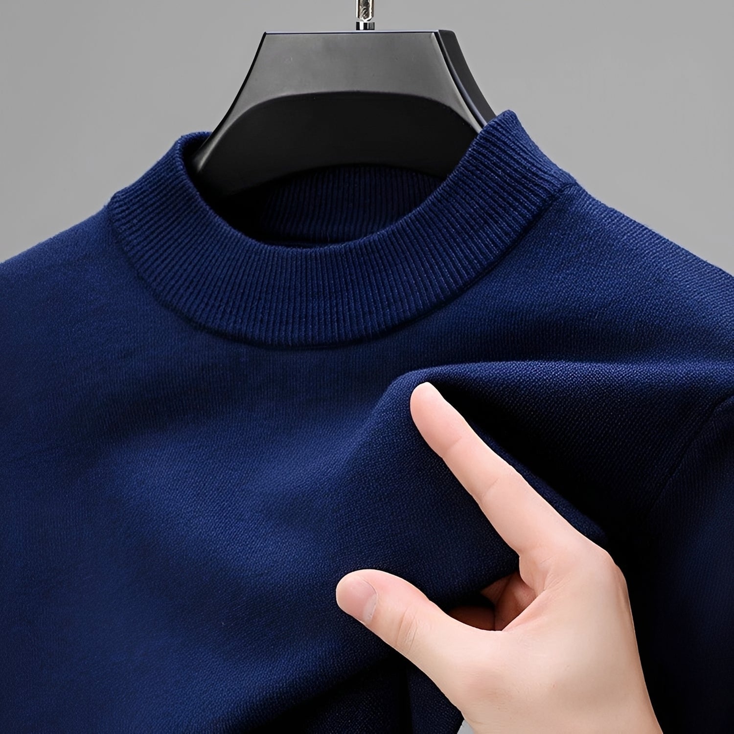 Giorgio - Suéter Casual para Hombre con Dobladillo