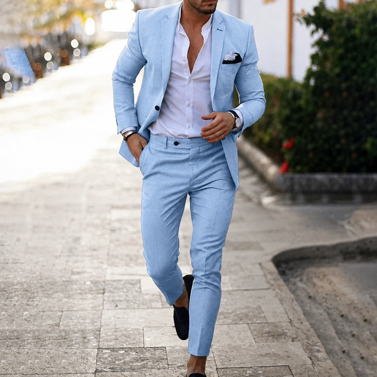 Mikael - Conjunto de chaqueta y pantalones de vestir