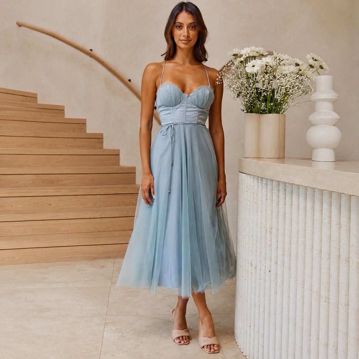 Jana - Vestido midi para días calurosos