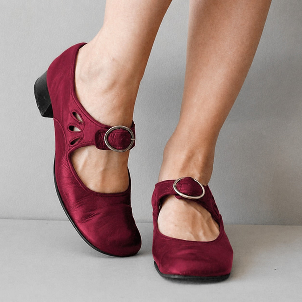 Beatrice - Sandalias elegantes con cierre de hebilla ajustable