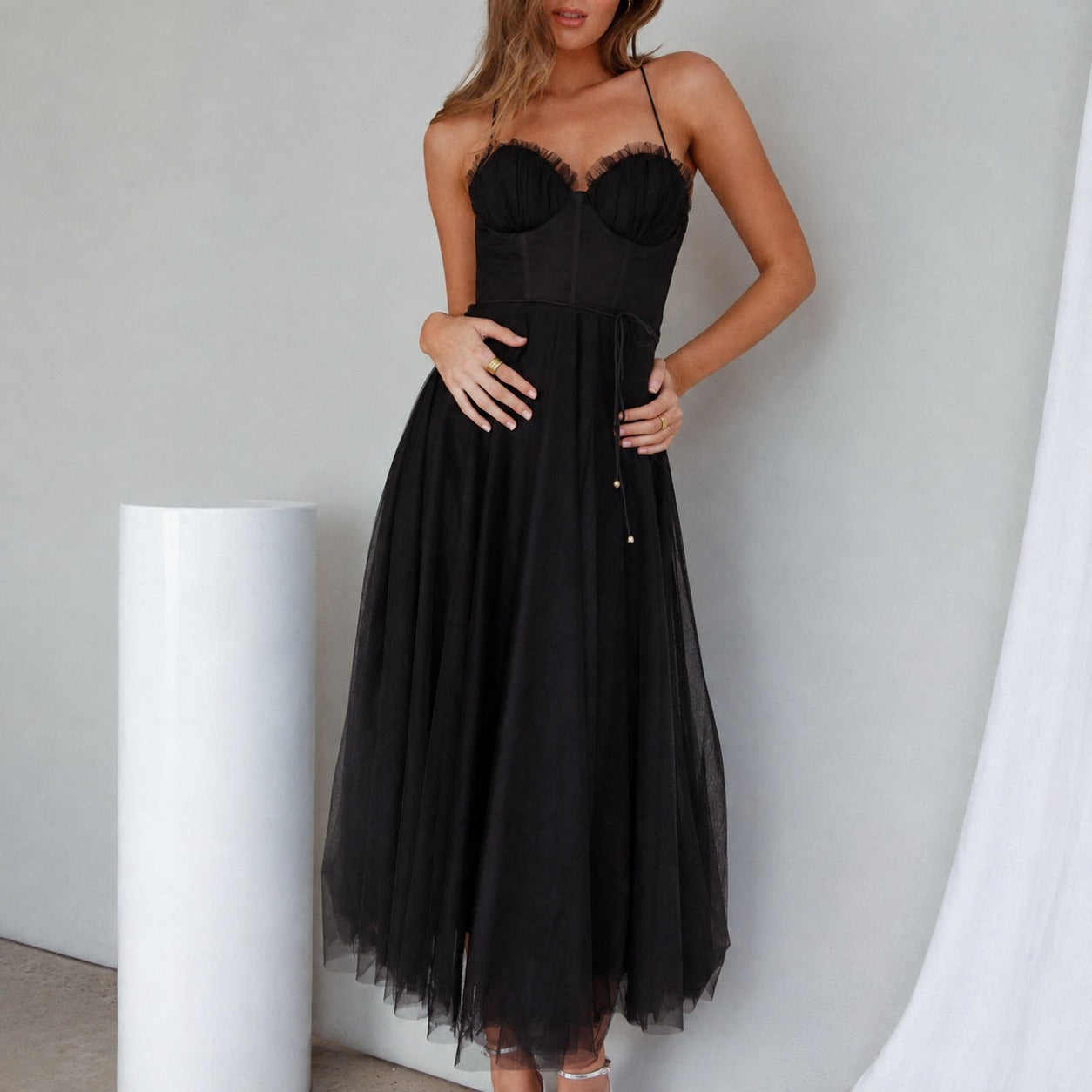 Jana - Vestido midi para días calurosos