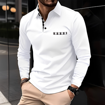 Shael - Camisa de manga larga clásica y cálida