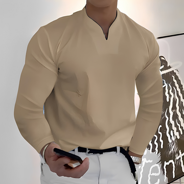 Corentin - Camisa de manga larga, suave y cálida