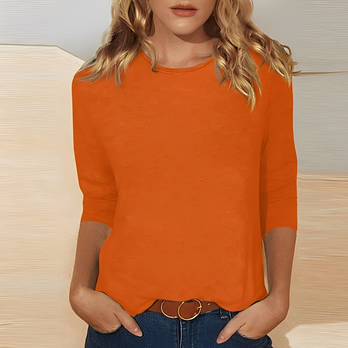 Kathlyn - Blusa elegante de manga larga