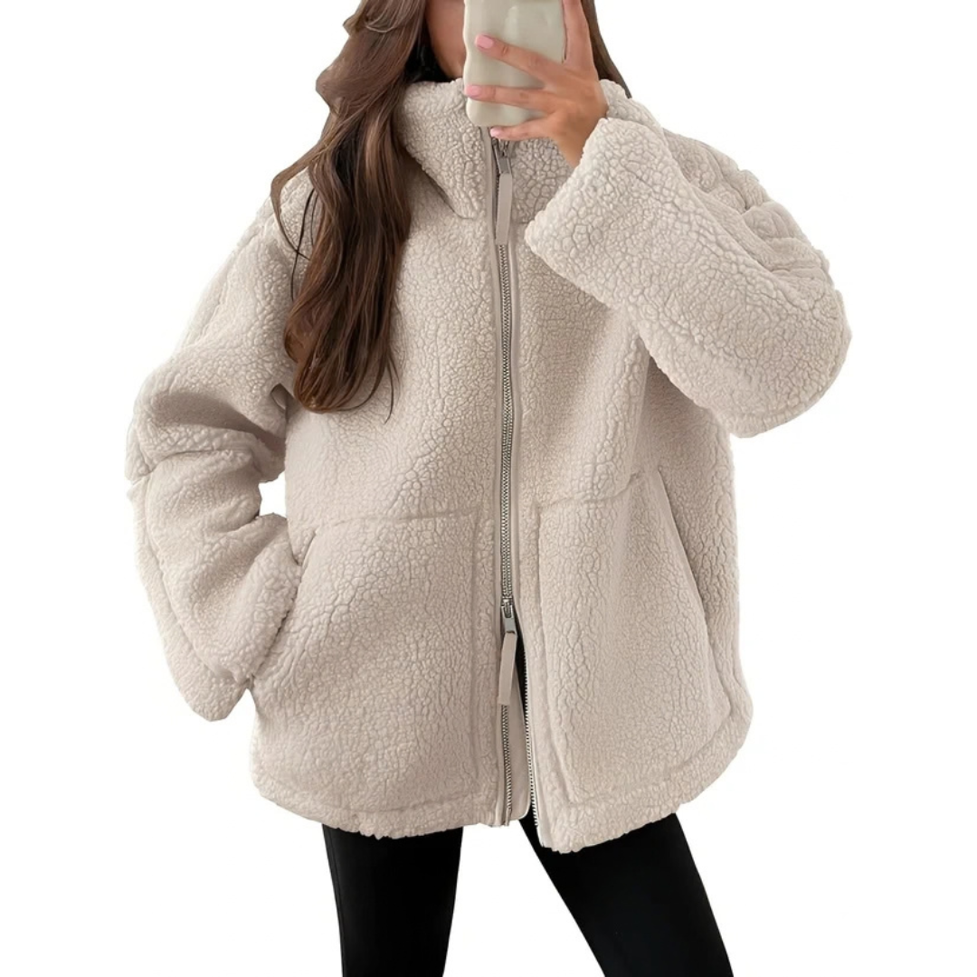 Rowena - Chaqueta elegante y cálida con cremallera