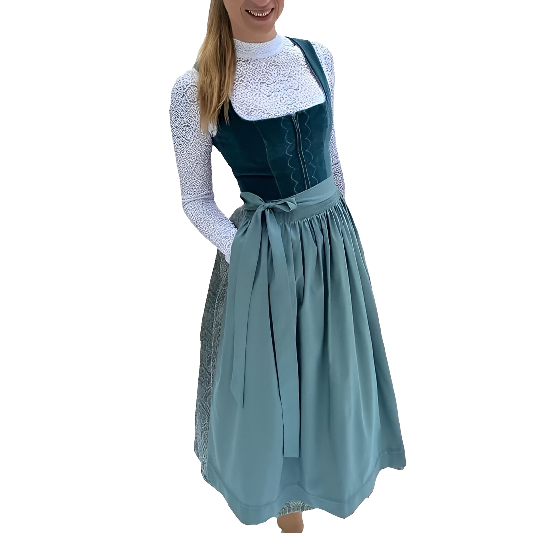 Muriel - Dirndl elegante para Oktoberfest para damas (sin forro)