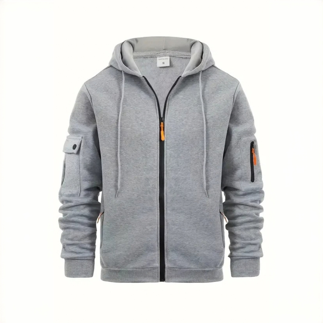 Rendon - Sudadera con capucha y cremallera