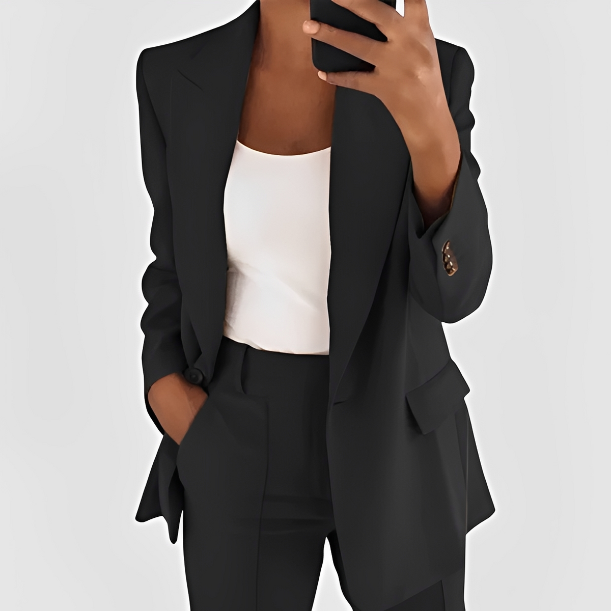 Patry - Conjunto elegante de blazer y pantalón