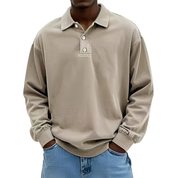 Clayton - Camisa de manga larga tradicional y acogedora