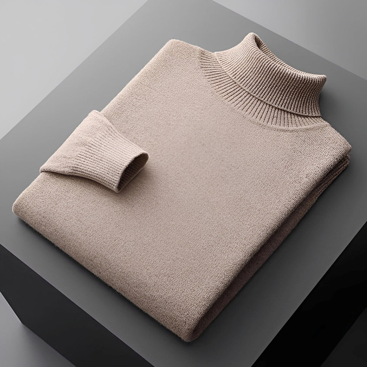 Jasper - Suéter de cuello alto clásico y cálido