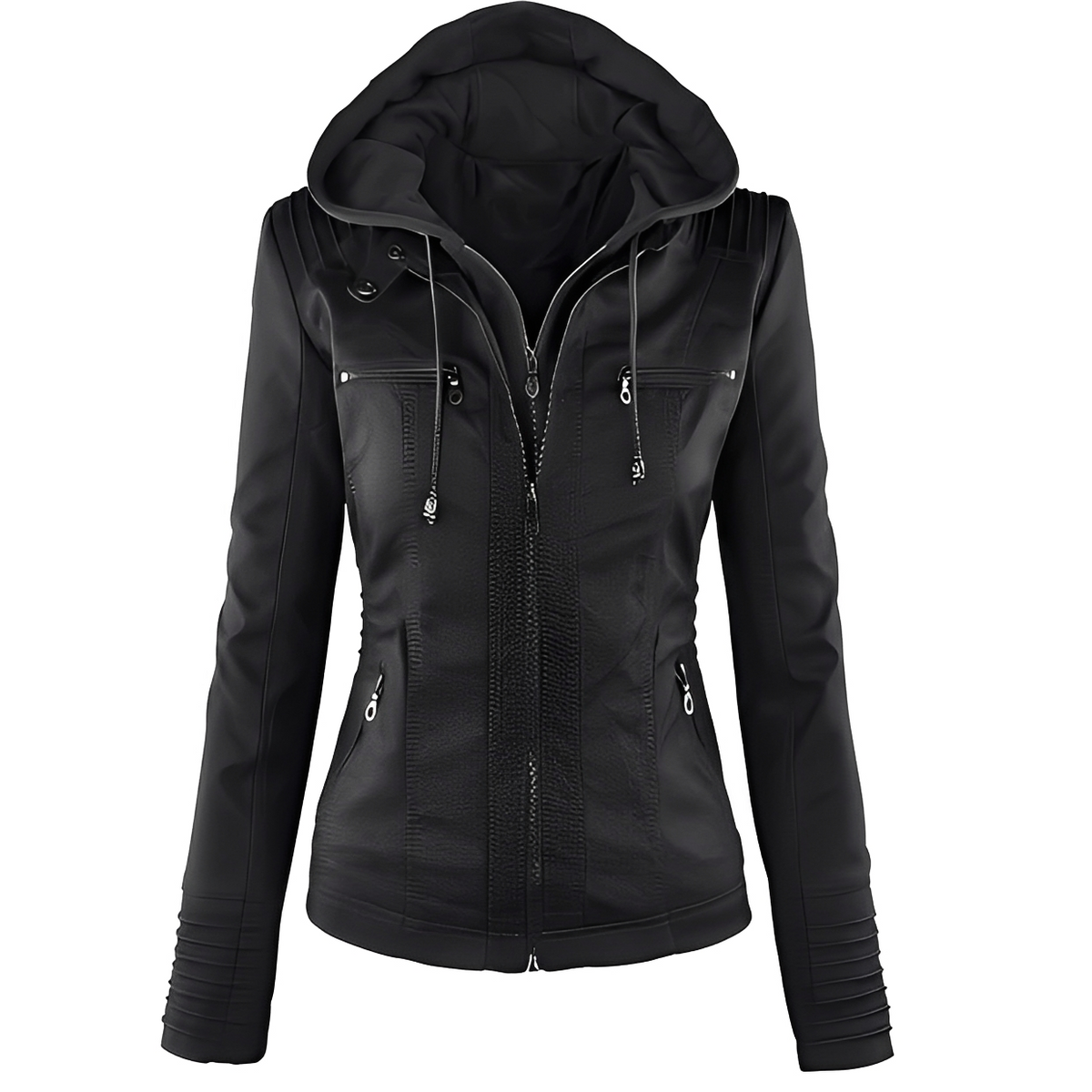 Janine - Chaqueta con capucha elegante y acogedora