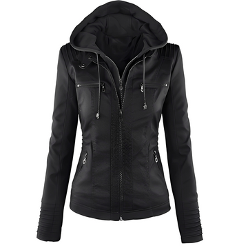 Janine - Chaqueta con capucha elegante y acogedora
