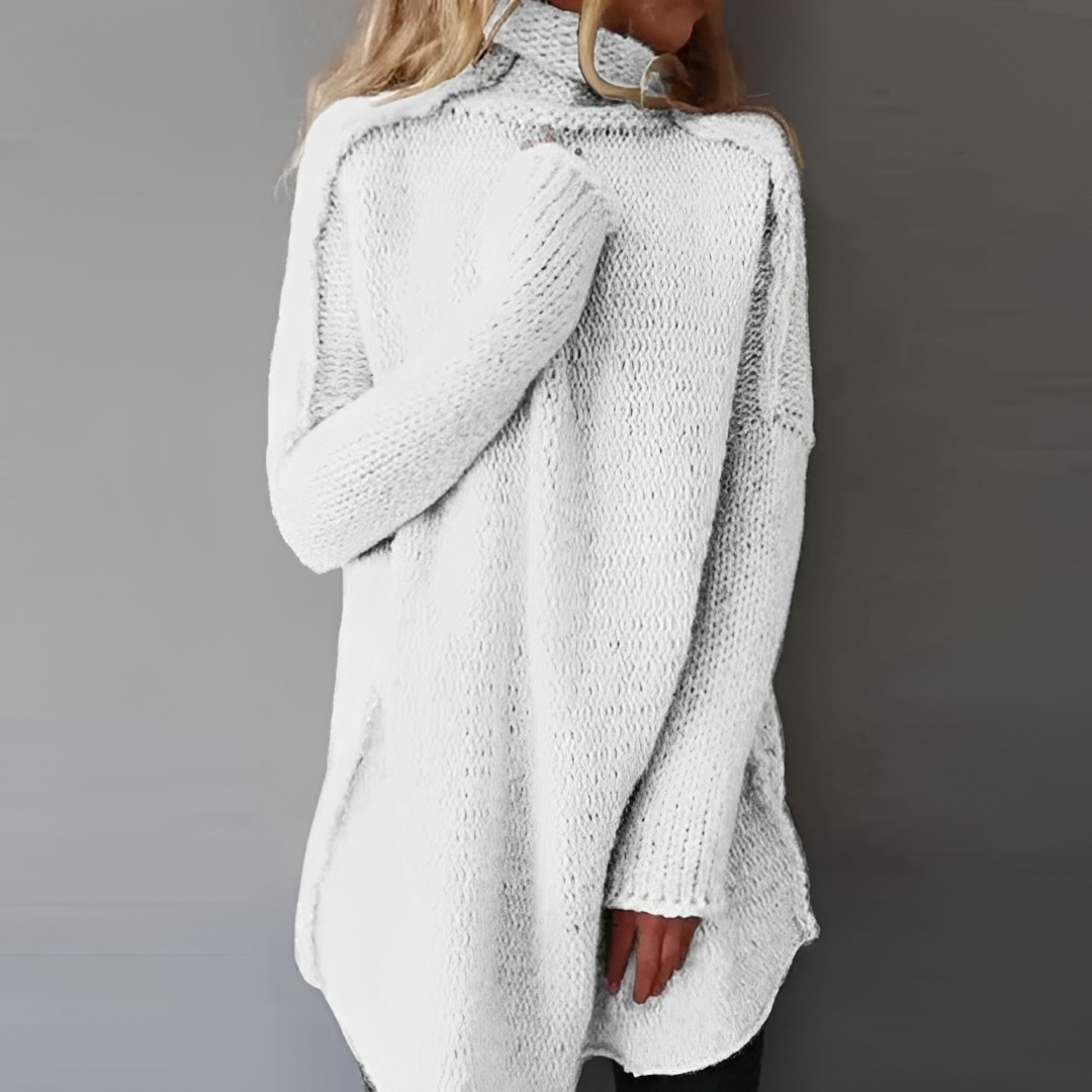 Greta - Suéter de cuello alto cálido y acogedor