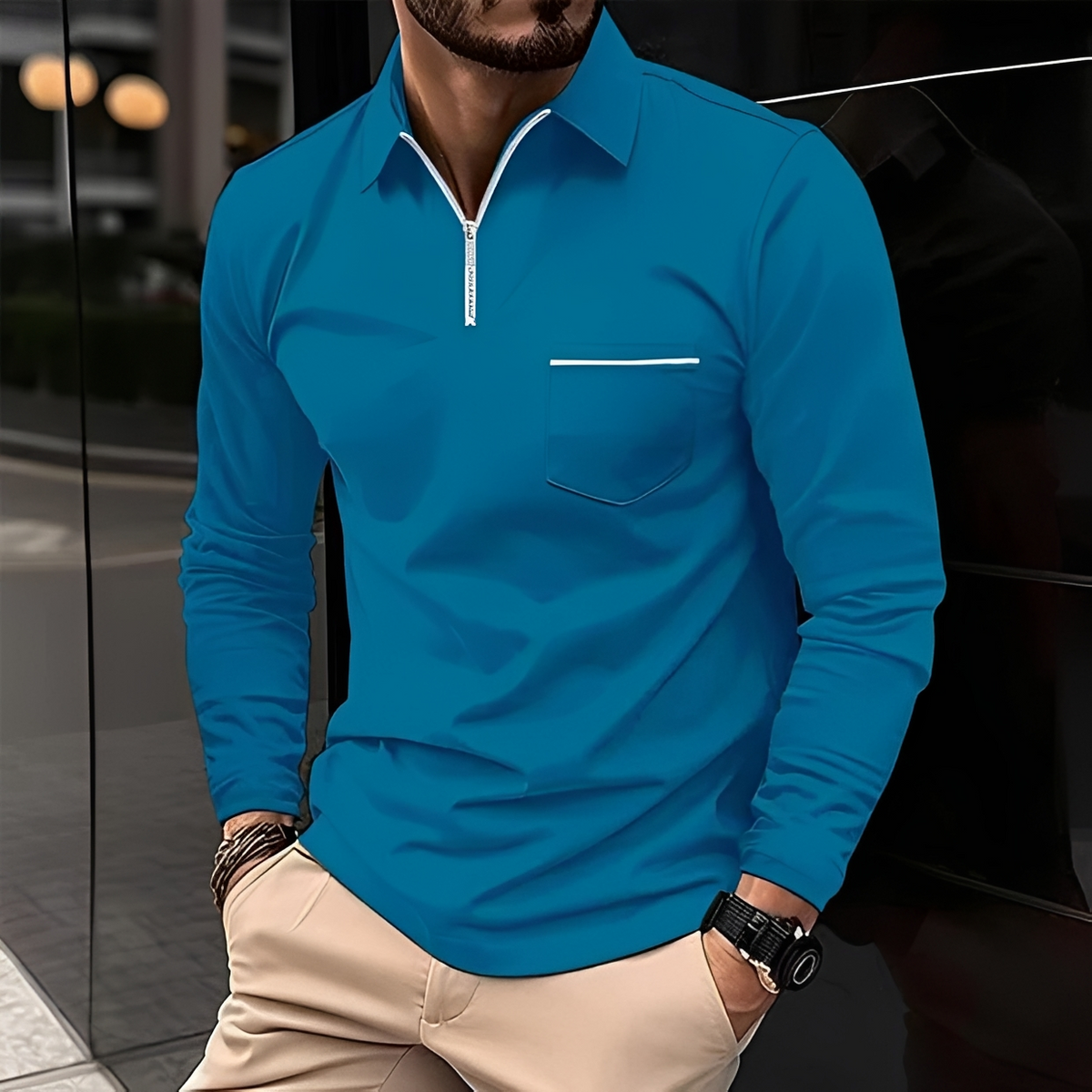 Romeo - Camiseta clásica y cálida de manga larga