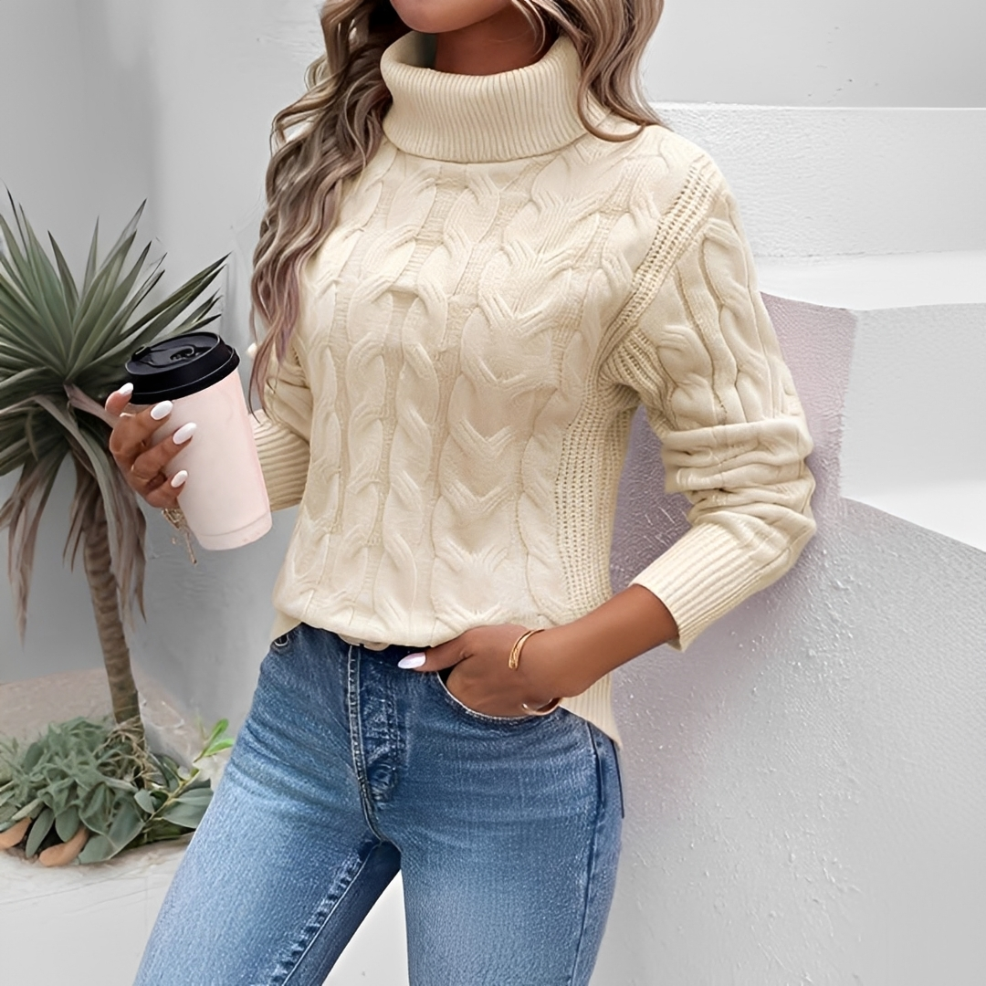 Amélie - Suéter de cuello alto cálido y elegante